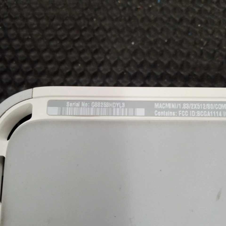 Apple A1176 Mac Mini Desktop Intel Core 2 Duo 1.83GHz 1GB RAM 80GB Used Open Box - Image 2 of 4