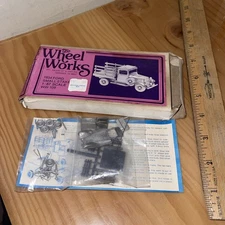 The Wheel Works 1934 Ford Small Stake Truck WW-109 1:87 Model Car Kit HO Scale