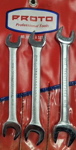 PROTO TOOLS J30000A KIT NO.2414 METRIC OPEN-END WRENCH SET NO.2414 (QTP021165) - Picture 3 of 7
