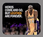 Kobe Bryant Los Angeles Lakers Facsimile Autographed Mouse Pad Item#3297