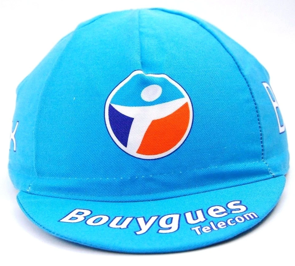 Gorra de ciclismo Team Bourygues Telecom Euro Race azul claro OSFM Foto 2 de 4