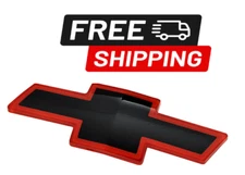 1994 1995 1996 SILVERADO C1500 C2500 C3500 RED BLACK GRILLE EMBLEM 12543000