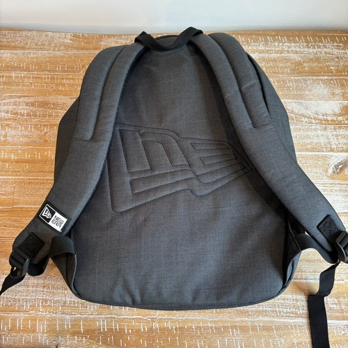 New Era Cram Pack Backpack 17” Laptop Carrier Bag Gray NWT New W/tags - Picture 3 of 8
