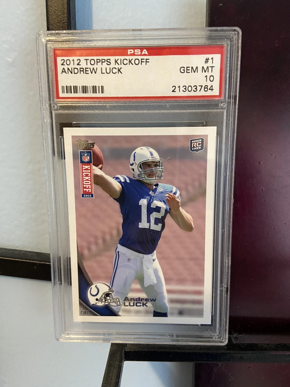 Andrew Luck Topps Kickoff #1 Base