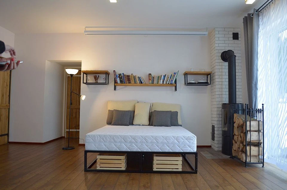 Modernes industrie doppel Metallbett Olimp inkl. Lattenrost, Bett, Loft! - Bild 3 von 4