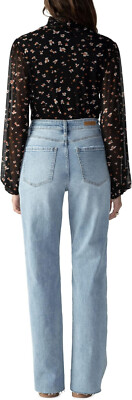 Sanctuary Women's Mesh Lined Turtleneck Top, Black, XS