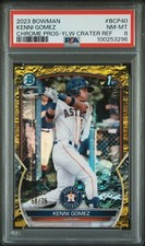 2023 BOWMAN CHROME PROSPECTS #BCP40 KENNI GOMEZ 56/75 PSA 8