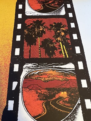 THE DOORS RARE POSTER “RIDERS ON THE STORM” #26/200 JIM MORRISON