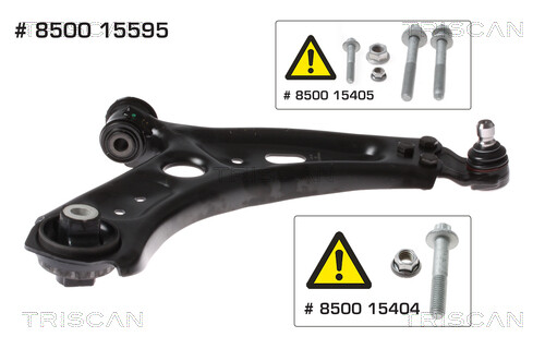 Triscan 8500 15595 Lenker, RadaufhÄNgung AußEn Rechts Unten Vorderachse FÜR Fiat-image