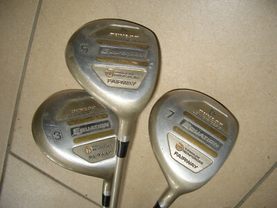 3 x Dunlop Magnitude Golfschläger 3 5 7 Fairway Equation Titanium reinforced