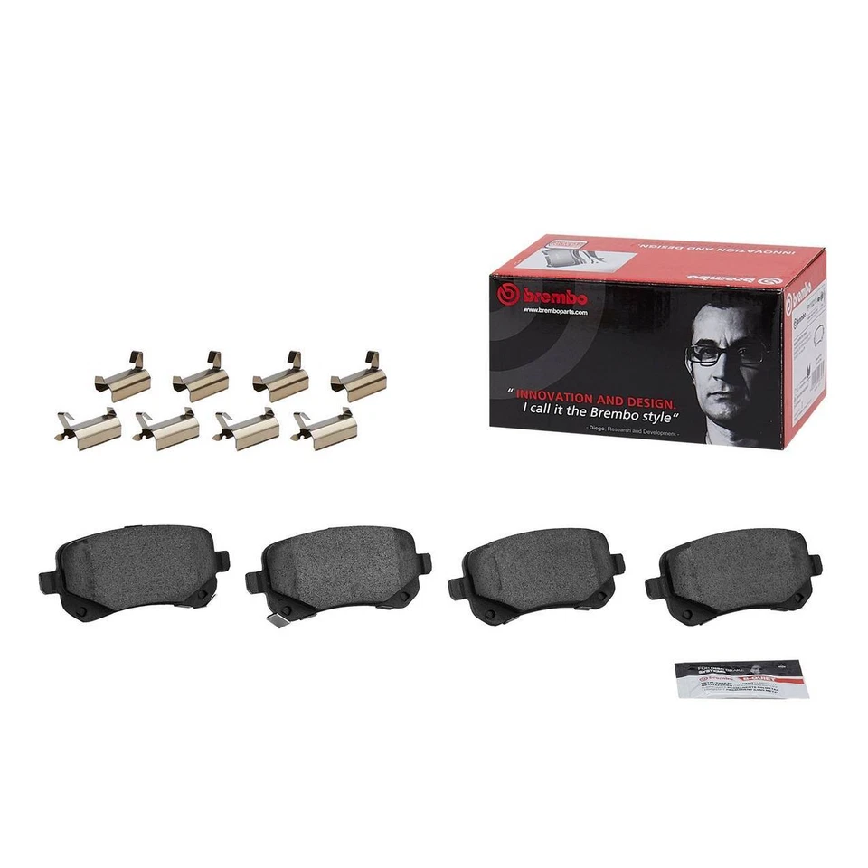 Brembo P11017N Ceramic Front Disc Brake Pad Set for 2006-2012 Dodge Charger Foto 4 de 4