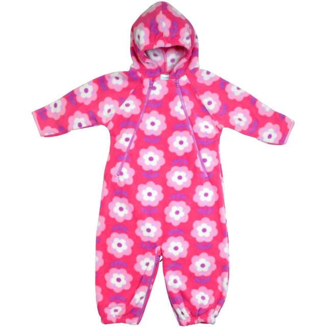 baby girl fleece bunting