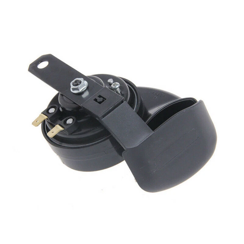 Bocina negra para moto 128 dB para Honda Shadow Phantom 750 Sabre 1100 Spirit 1100 Foto 3 de 4