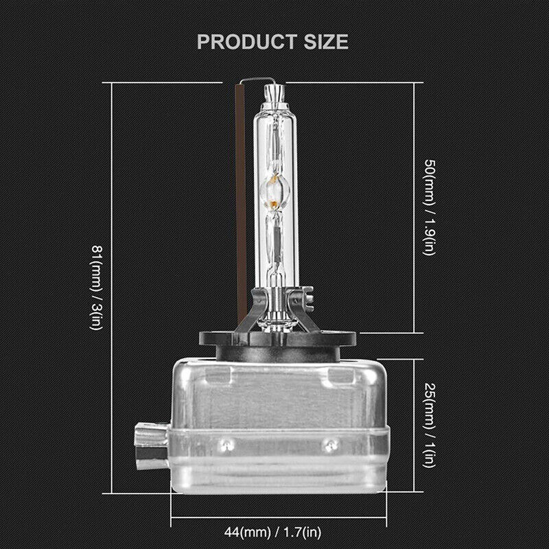 For VW CC 20112017 Pair D3S HID Gas Discharge Headlight Bulbs 6000K