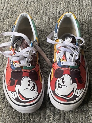 Vans Kids Disney Sneakers Mickey And Friends Sports Shoes Size