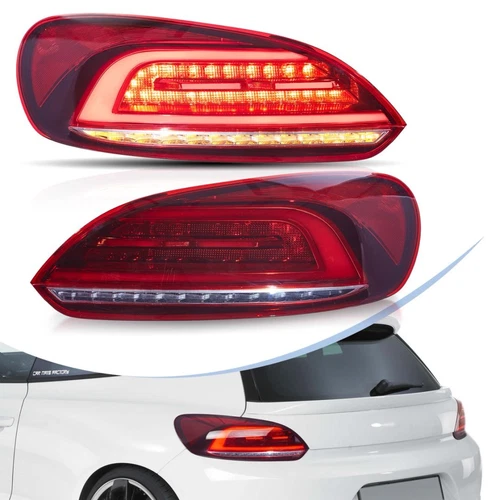 Par de luces de freno LED completas para VW Scirocco MK3 generación 2009-2014 - Imagen 2 de 11