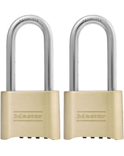 Brass Combination Lock, Gate Lock for Outdoor Fence or Shed, Customizable Combin