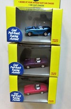 Johnny Lightning ThunderJet 500 AC Cobra Set 3 Chrome Blue, Purple, Pink