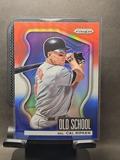 2022 Panini Prizm Red White Blue Prizm OLD SCHOOL INSERT #OS-5 Cal Ripken Jr.