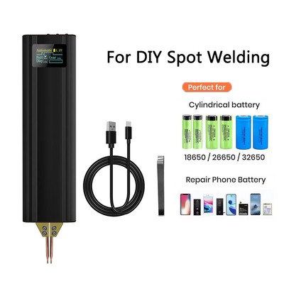Portable Spot Welder DIY Handheld Spot Welding w/Display for Phone 18650 Battery