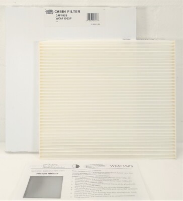 Service Champ C48162/CAF1903 Cabin Air Filter For select INFINITI Nissan 2013-23