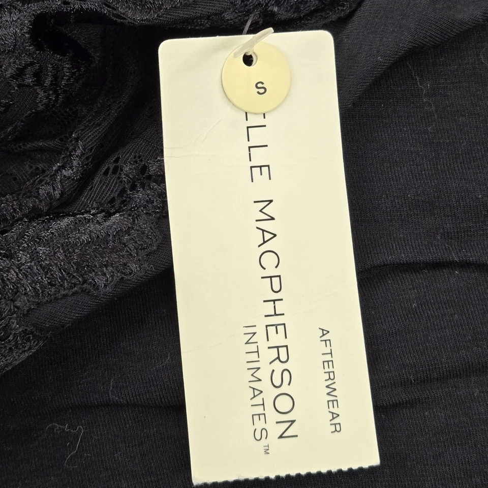 Ropa de dormir para mujer Elle Macpherson íntimates S negra encaje quimise cuello en V nueva con etiquetas Foto 3 de 4