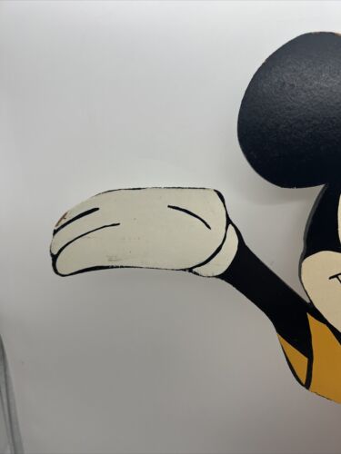 Rare Authentic Vintage Disneyworld Mickey Mouse Prop SIgn Shoe Display Williams - Picture 3 of 19