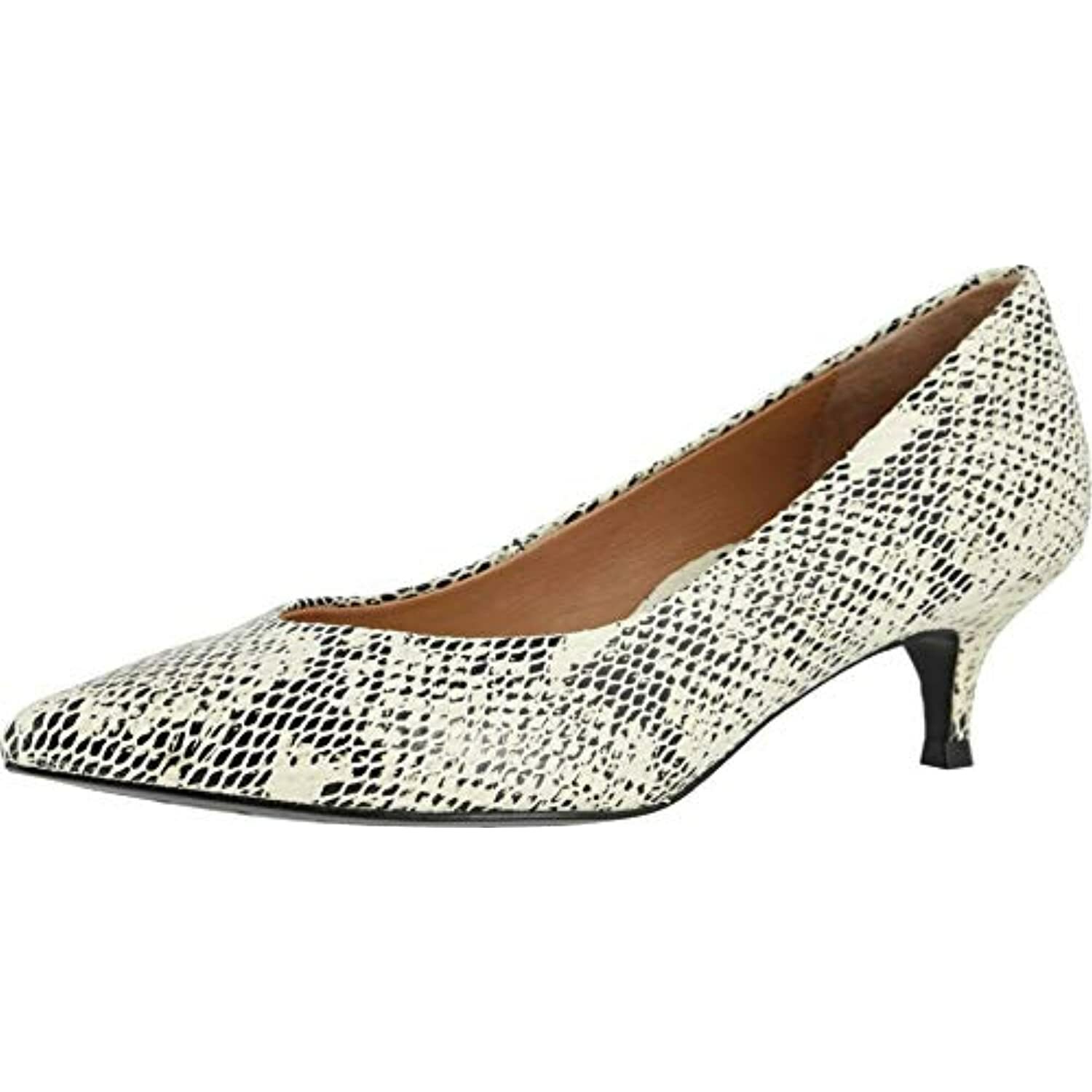 snake kitten heels