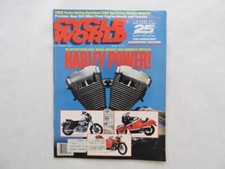 Cycle Magazine November 1987 H-D 1200 Sportser Honda CR500R Cagiva Yamaha B13890
