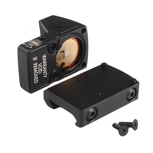 Tactical Reflex Red Dot Sight Scope Reticle Optic GLOCK Hunting 20mm Rail Mount - Picture 16 of 26