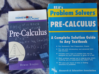 REA's Pre-Calculus Problem Solvers 2000 plus Homework Helpers Pre-Calculus 2007