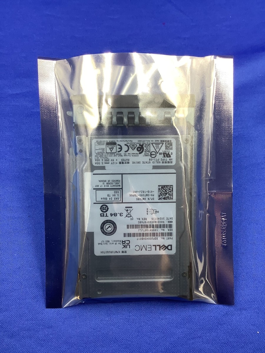 MT0R5 DELL 3.84TB SAS 24Gb/s Read Intensive 2.5