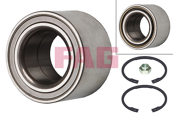 Schaeffler FAG 713644100 Radlagersatz Vorne FüR Nissan Pixo Agila Justy Suzuki-image