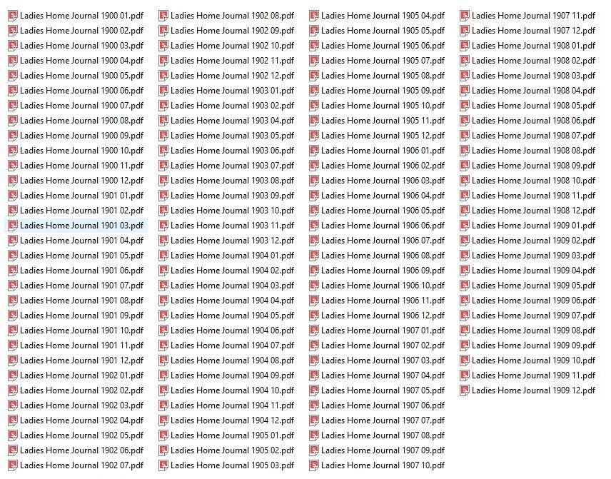 LADIES HOME JOURNAL 1900-1909 119 Select Issue Collection On USB Flash Drive - Image 3 of 4