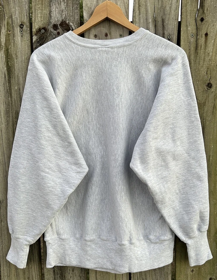 Moletom vintage Champion grande Emporia State Hornets tecido reverso faculdade simples - Imagem 2 de 4