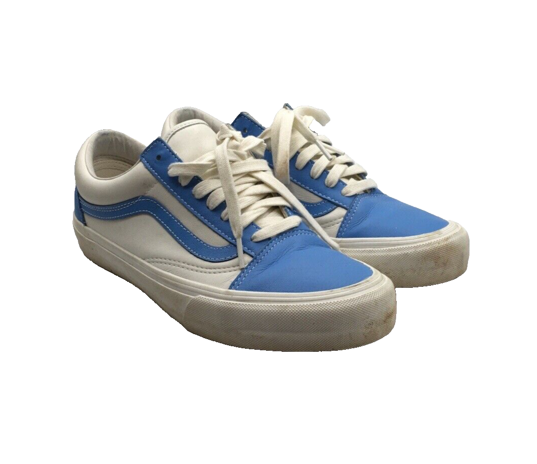 Vans Old Skool Vault LX Low Leather Men's Sz Bonnie Blue