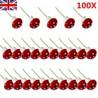 20/40/100x Mini Toadstool Mushroom Fairy Garden Ornament Decoration Crafts Tool