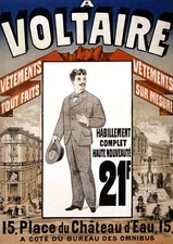 Voltaire Decorative Poster.Home Fine Graphic Art.Room Wall Interior Design 2197