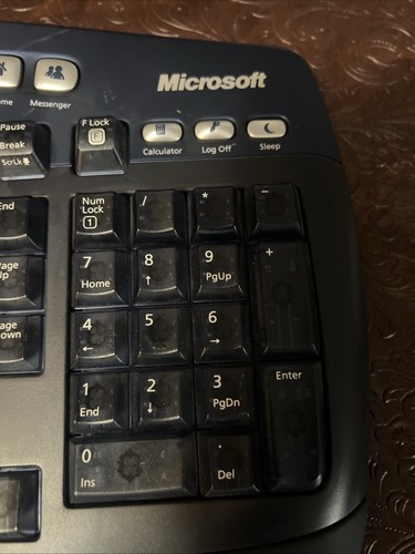 Microsoft Keyboard Elite Model 1002 Bluetooth Cordless Battery Operated Pre Own - Picture 2 of 12