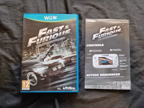 ÉTUI JEU FAST & FURIOUS SHOWDOWN Nintendo Wii U SEULEMENT