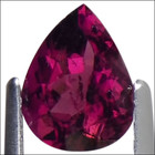 0.62 Ct Natural Tourmaline Gemstone Deep Pink Color Pear Cut — photo 4