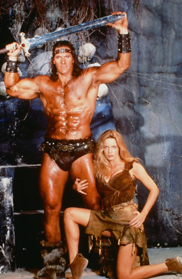LMP35-103 1997 Conan TV Series Aly Dunne Ralf Moeller Orig 35mm COLOR SLIDE