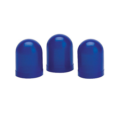 AUTOMETER 3207 LIGHT BULB BOOTS / COVERS (Set of 3) BLUE GLOW