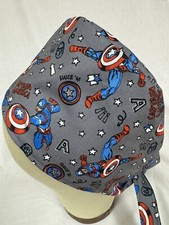 Men/Women Surgical Scrub Cap Lined Captain Cool Cap 100 Cotton