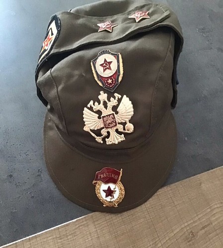 Vintage Russian Soviet Army Hat CCCP 