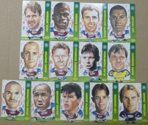 Aston Villa Football 1999 Season Sports Trading Cards & Accessories