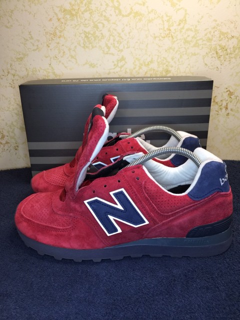 Size 8.5 - New Balance 574 Red Blue for 
