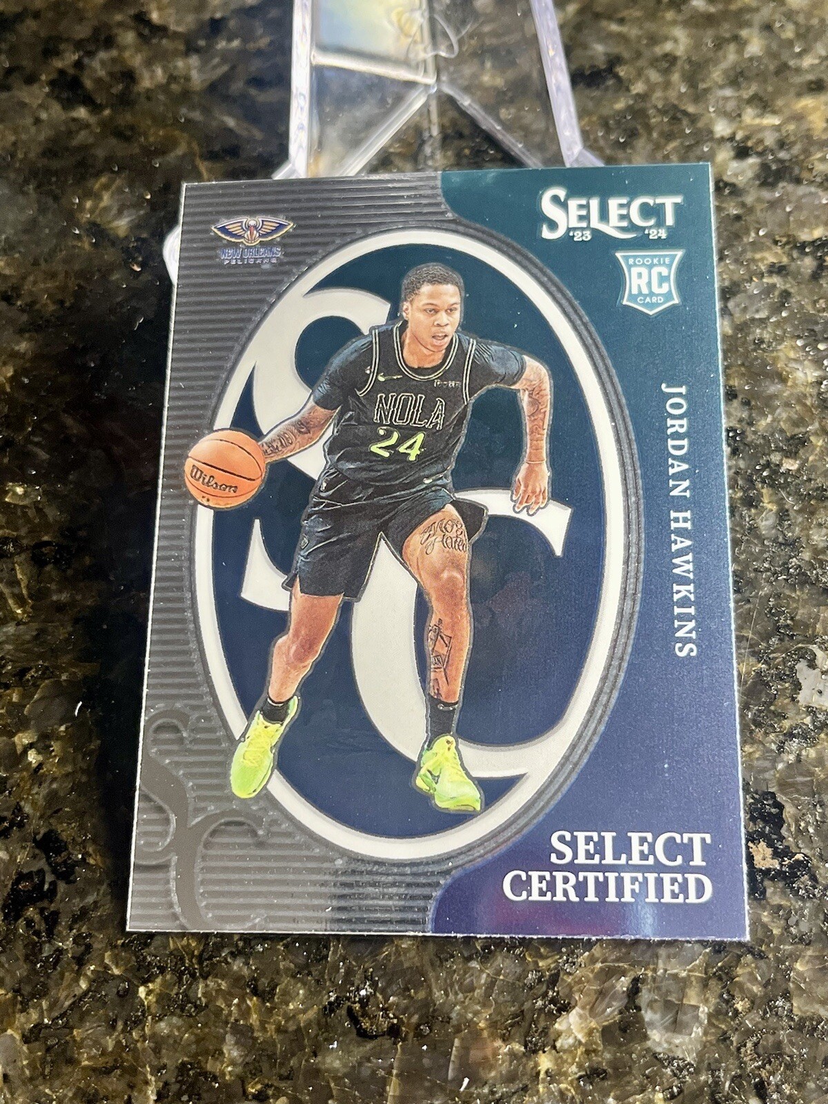 2023-24 Select Basketball Select Certified Jordan Hawkins #17 Pelicans RC