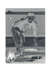 2018 Topps Black and White Negative Dillon Peters #224