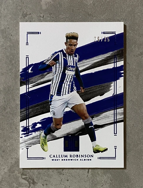2020/21 Panini Impeccable Soccer - Callum Robinson Base Card - West Brom #29/35